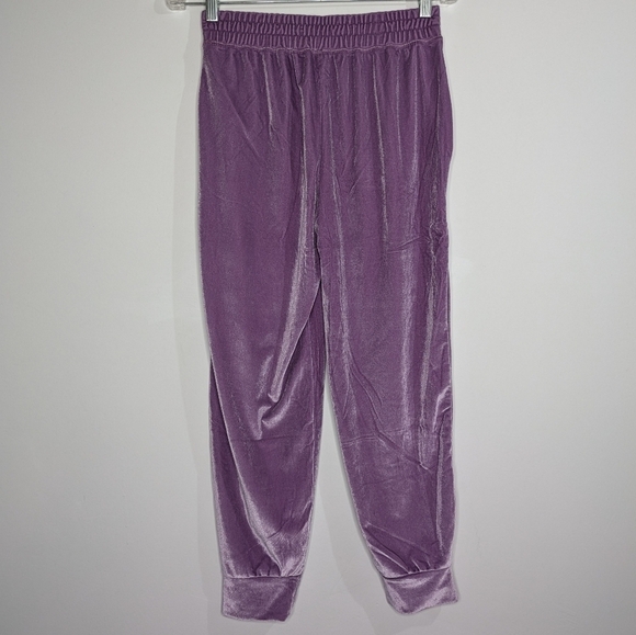 Fabletics purple velvet jogger pant XS - Picture 6 of 8